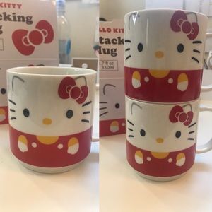 Hello kitty stackable mugs